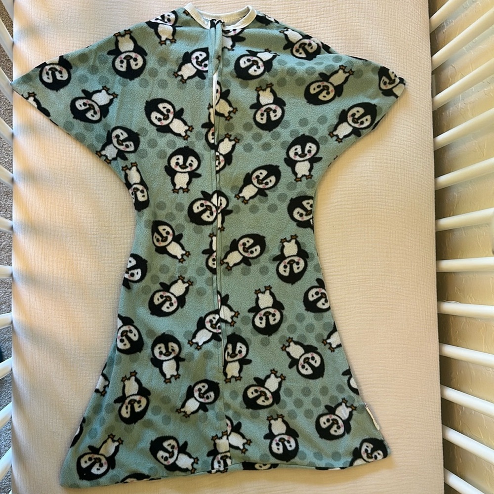 Zipadee Penguin Print Kids Pajamas Sleep Sack